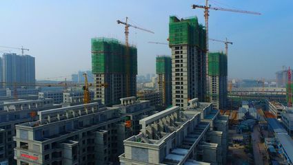 山西路桥丹河新城房地产开发丹河蓝湾项目陆续封顶