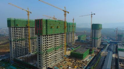 山西路桥丹河新城房地产开发丹河蓝湾项目陆续封顶